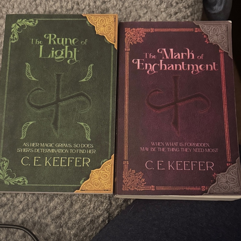 C.E. Keefer Book Set - The Rune of Light & The Mark of‎ Enchantment
